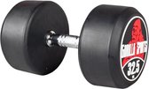 Gorilla Sports Dumbell - 32,5 kg - Gietijzer (rubber coating) - Met logo