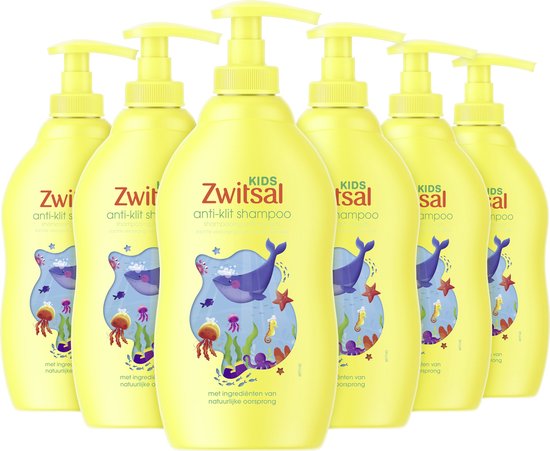 Zwitsal Kids Anti-Klit Shampoo - 6 x 400 ml - Voordeelverpakking van Zwitsal — afbeelding 2