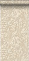 ESTAhome behangpapier palmbladeren lichtbeige - 139430 - 0.53 x 10.05 m