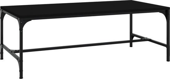 vidaXL-Salontafel-100x50x35-cm-bewerkt-hout-zwart