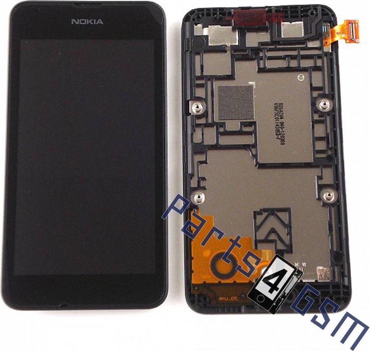 Nokia Lumia 530 Lcd Display Module, Zwart, 00812S6