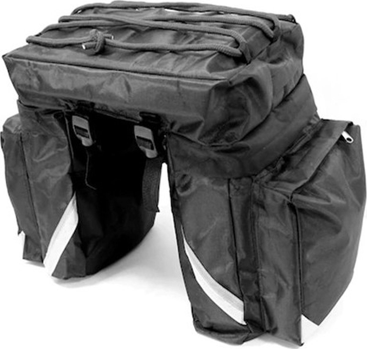 Motorbag by Worldstar Products- Motortas - Zadeltas - reflecterend - zwart - waterproof