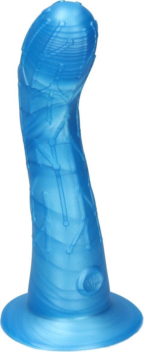 Goedkoopste Ylva & Dite - Cryptodite - Siliconen G-spot / Anale dildo - Made in Holland - Blauw Metallic