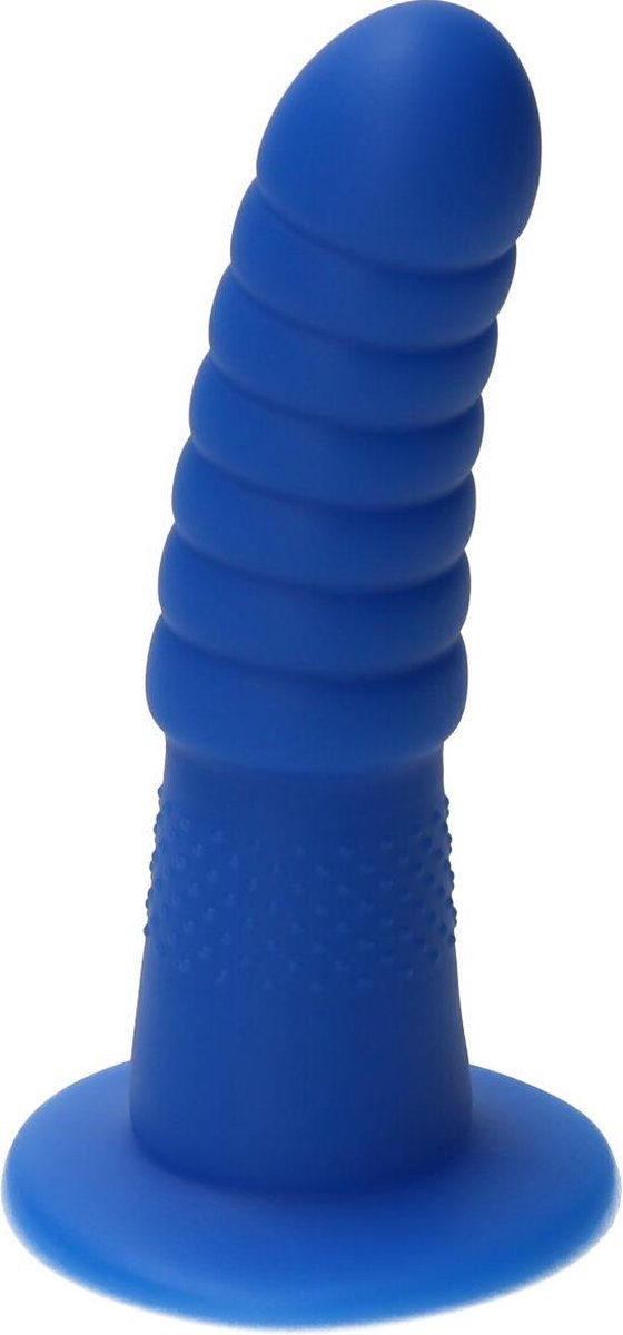 Goedkoopste Ylva & Dite - Aria - Siliconen Anale / Vaginale dildo - Made in Holland - Donker Blauw