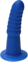 Ylva & Dite - Aria - Siliconen Anale / Vaginale dildo - Made in Holland - Donker Blauw