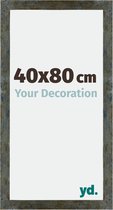 Fotolijst 40x80 cm - MDF - Blauw Goud Gemeleerd - Mura