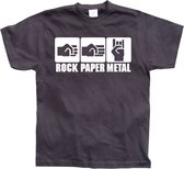 Rock-Paper-Metal - X-Large - Zwart