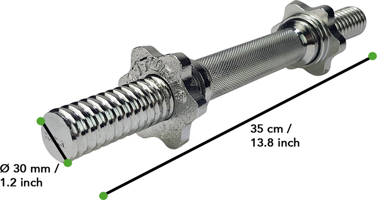 Tunturi Dumbbells - 10kg verstelbare set thumbnail 4