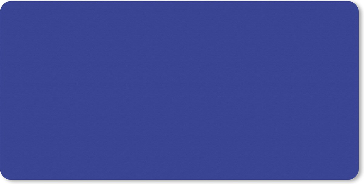 Muismat - Muismat xxl - Mousepad - Muismat blauw - Blauw - Effen - Muismat xl - Gaming muismat - 120x60 cm - Bureau onderlegger - Bureaumat - Muismat xxl blauw - Muismatten