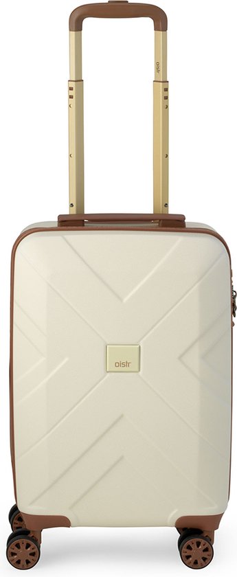 Oistr Handbagage harde koffer / Trolley / Reiskoffer - Florence - 55 cm - Wit