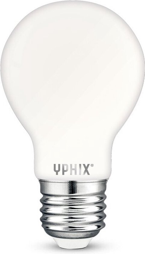 Yphix E27 LED filament lamp Atlas A60 melkwit 8W 2700K dimbaar - A60