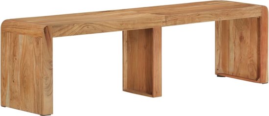 Banc vidaXL - 160 x 38 x 45 cm - Bois d'acacia Massief - Banc rustique - Banc Vintage - Banc industriel