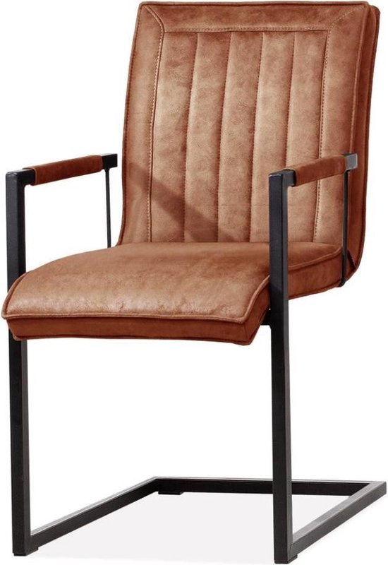 MX Sofa Chaise de salle à manger Cielo Cognac | bol.com