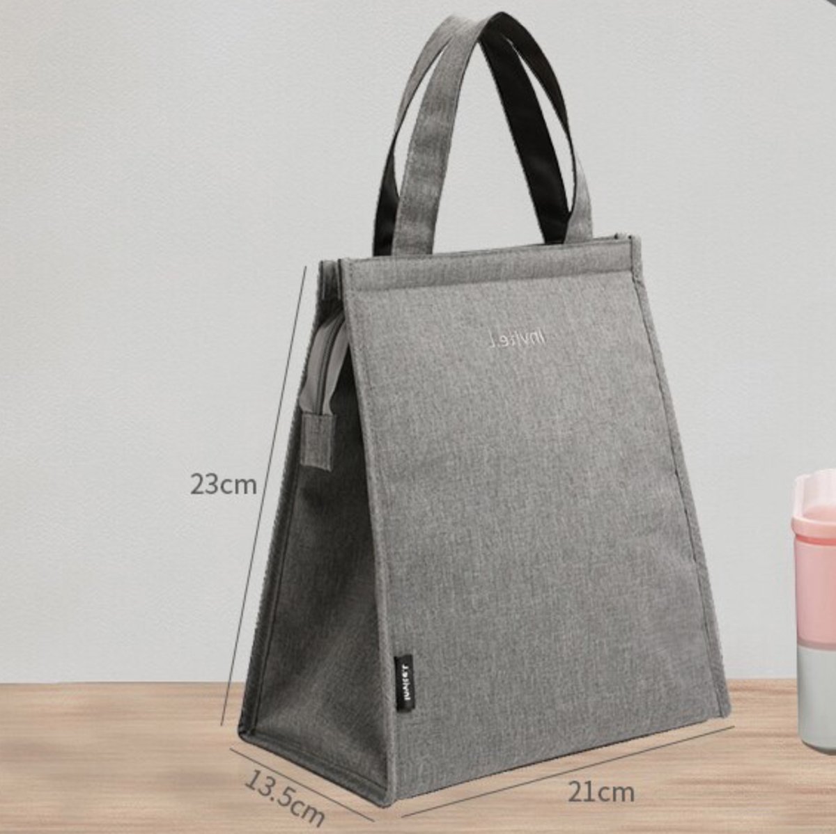 2-in-1 Tote Lunchtas Combo, 15,6 Inch Lekvrij Geïsoleerd Lunchtassen