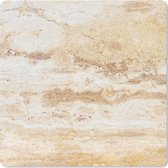 Muismat Klein - Marmer - Zand - Textuur - 20x20 cm