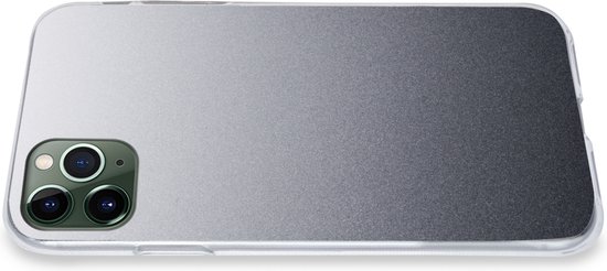 Coque iPhone 11 Pro - Aluminium - Métal - Grijs - Siliconen