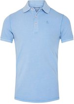 Ramatuelle Polo Heren - South Beach Polo lichte kleuren - Maat XXXL  - Kleur  Lichtblauw  / Celeste