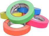 Pro  - Gaff neon gaffa tape 24mm x 22,8m kleuren pakket