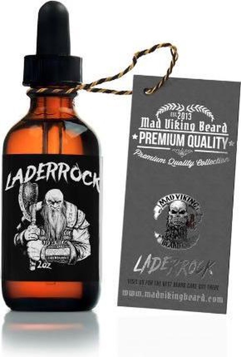 Mad Viking Beard Co. Laderrock XL Baardolie