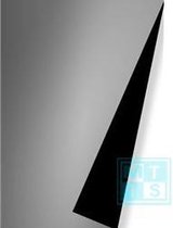 Cadeaupapier kerstmis: K62877/1 Uni Silver Black- Breedte 60 cm - m lang - Breedte 60  cm