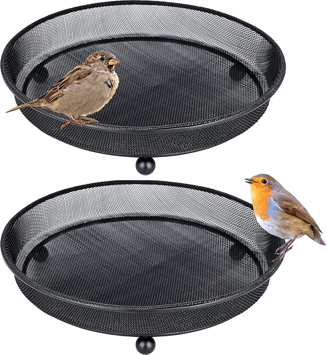 Automatische vogelvoederbak - geen puinhoop - transparante