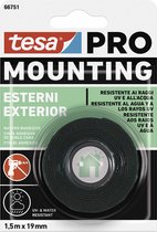 Dubbelzijdig plakband TESA Mounting Pro Buitenkant 19 mm x 1,5 m Multicolour