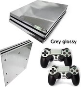 Silver Glossy - PS4 Pro skin