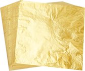 Gold Leaf Decoration Sheets - Pack of 200, 14 x 14 cm.