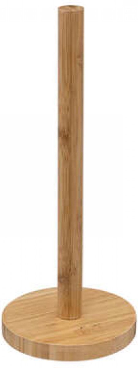 Keukenrolhouder - Bamboe - 12,5x12,5x32cm - Stijlvol