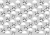 Fotobehang - Vlies Behang - Pandaberen - Panda's - Kinderbehang - 368 x 280 cm