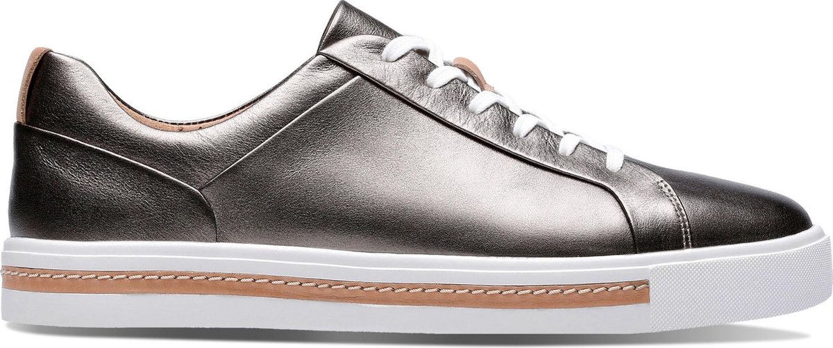 Clarks Dames schoenen Un Maui Lace D pebble metallic