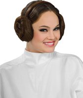 "Kapsel van Leia Organa uit Star Wars™ voor vrouwen. - Verkleedpruik - One size"