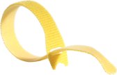Velcro One-Wrap klittenband kabelbinders 200 x 12mm / geel (25 stuks)