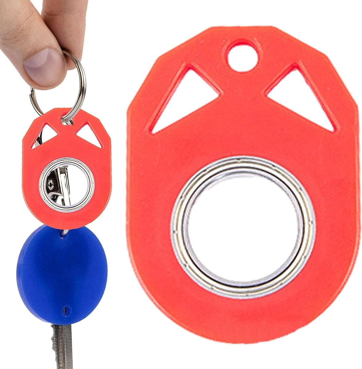 Cazy Spinner Sleutelhanger Fidget Ring - Ninja Spinner - Zwart kopen?