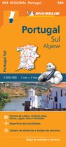 Portugal Sul Algarve REGIONAL Map 593