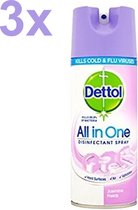 Dettol - All In One - Disinfectant Spray - Jasmine Fields - 3x 400ml