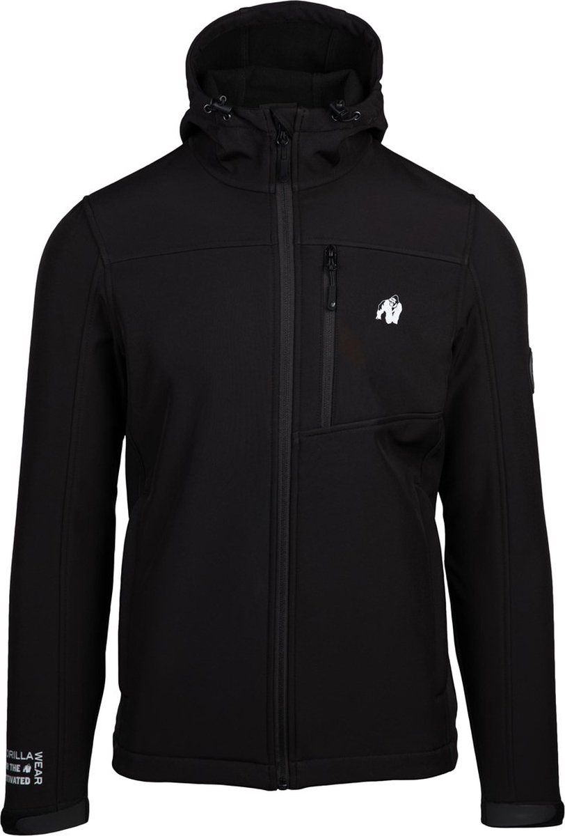 Gorilla Wear Foster Softshell Jas - Zwart - XXL