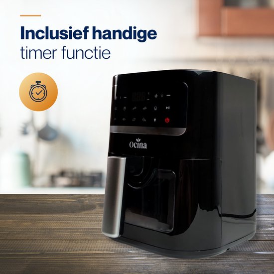 Adler, frytkownica beztłuszczowa ze szklaną misą, airfryer, 3l