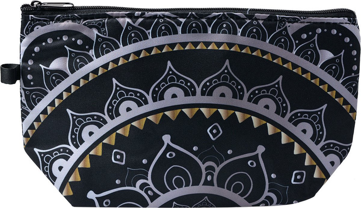Juleeze Toilettas Dames 22x13x18 cm Zwart Polyester