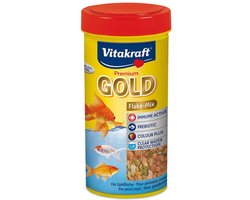 Vitakraft Gold flake-Mix premium visvoer goudvissen 250 ml