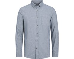 JACK&JONES JJECLASSIC MELANGE SHIRT LS SN Heren Overhemd - Maat XL