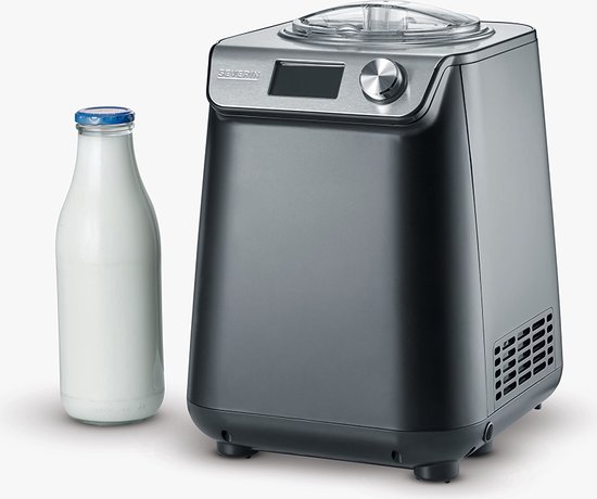 Severin EZ 7407 - IJsmachine 2-in-1 met yoghurt functie - Display - Automatische nakoelfunctie - zeer gebruiksvriendelijk van Severin — afbeelding 5