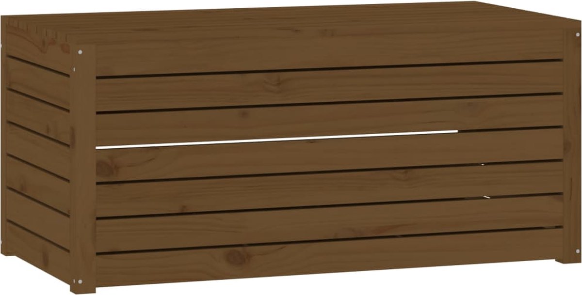 vidaXL - Tuinbox - 101x50,5x46,5 - cm - massief - grenenhout - honingbruin