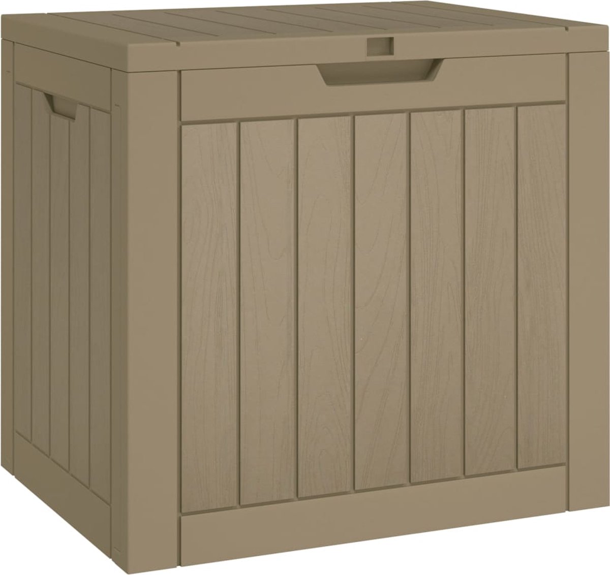 vidaXL - Tuinbox - 55,5x43x53 - cm - polypropeen - grijs