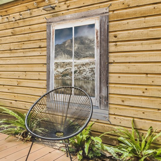 Affiche de jardin Transparente - Berg - Bois - 80x120 cm