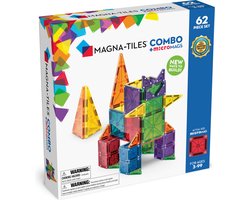 Magna-Tiles Combo 62 stuks - Geschikt vanaf 3 jaar - Multi