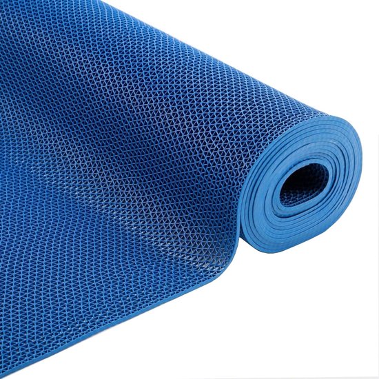 ybaymy Drainage Antislip commerciële mat, 5,5 mm dikke antislipmat, saunaloper, douchemat, pvc-drainagemat, natte ruimte, tapijt, rubberen vloermatten, vloermat, 0,9 x 3 m, voor keuken, balkon
