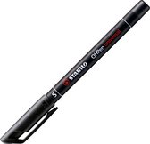 Viltstift STABILO OHpen permanent 841/46 rond 0.4mm zwart - 10 stuks