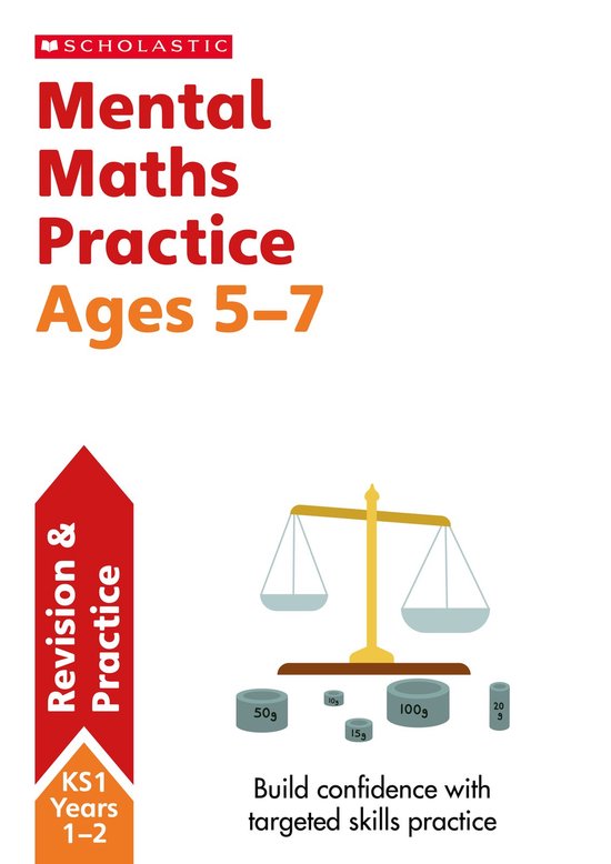 Scholastic Maths Skills- Mental Maths Practice Ages 5-7 - cover