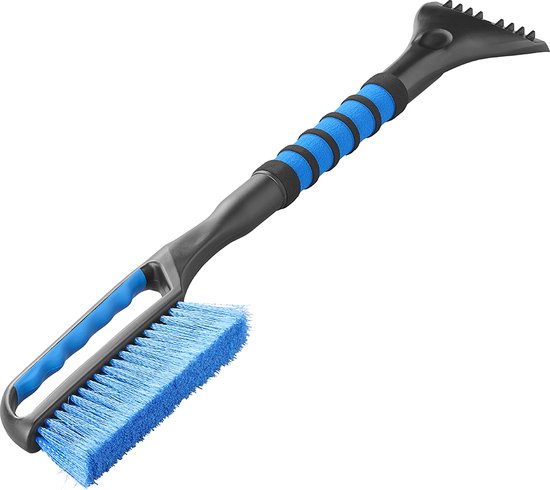 ProPlus Sneeuwborstel met IJskrabber – 66 cm – Soft Grip Ijsschraper – Los te Koppelen – Blauw